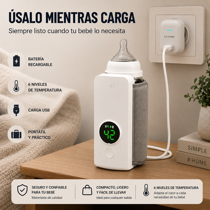Calentador de Biberon Recargable