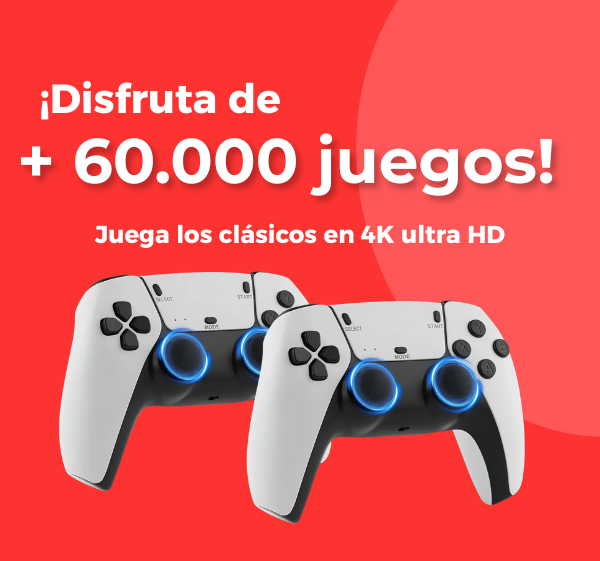 ¡Vuelve a vivir tu infancia con la Consola Retro de +60.000 Juegos! 🎮